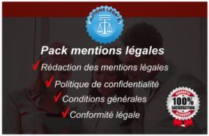 pack légal pour site web